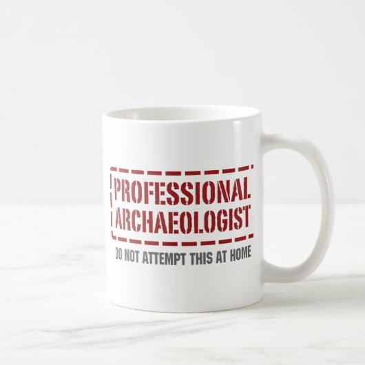 Mug Archéologue professionnel (Droite)