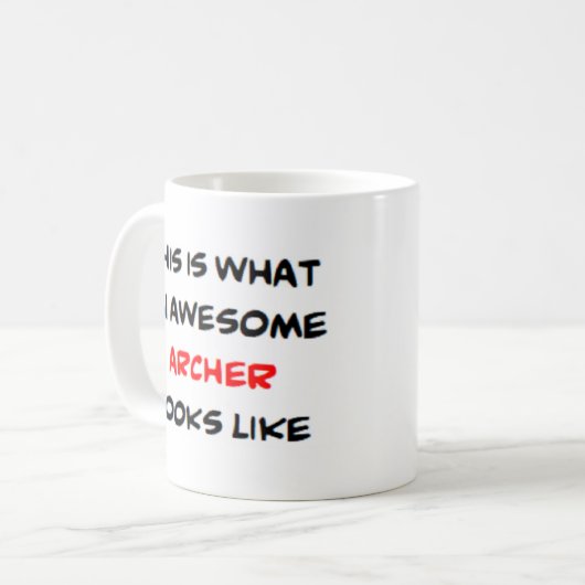 Mug archer, génial (Devant gauche)