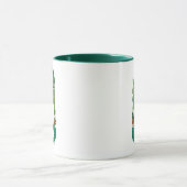 Mug Archère Elfe de la Forêt Enchantée Verte Fantastiq (Centre)