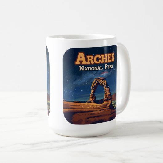 Mug Arches Parc National Utah Delicate Arch Moab (Devant droit)