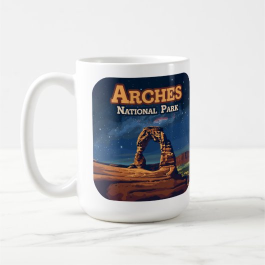 Mug Arches Parc National Utah Delicate Arch Moab (Gauche)