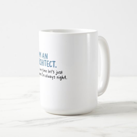 Mug Architect - I'm (Devant droit)