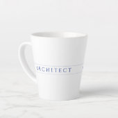 Mug ARCHITECT Latte / Bleu marine (Angle gauche)