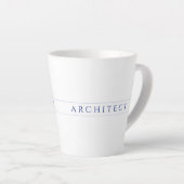 Mug ARCHITECT Latte / Bleu marine (Angle droit)