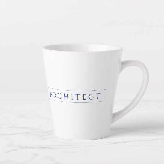 Mug ARCHITECT Latte / Bleu marine (Droite)