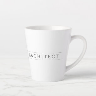 Mug ARCHITECT Latte / Noir