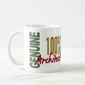Mug Architecte 100% véritable (Gauche)