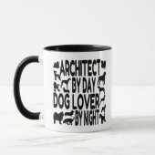 Mug Architecte Amoureux des chiens (Gauche)