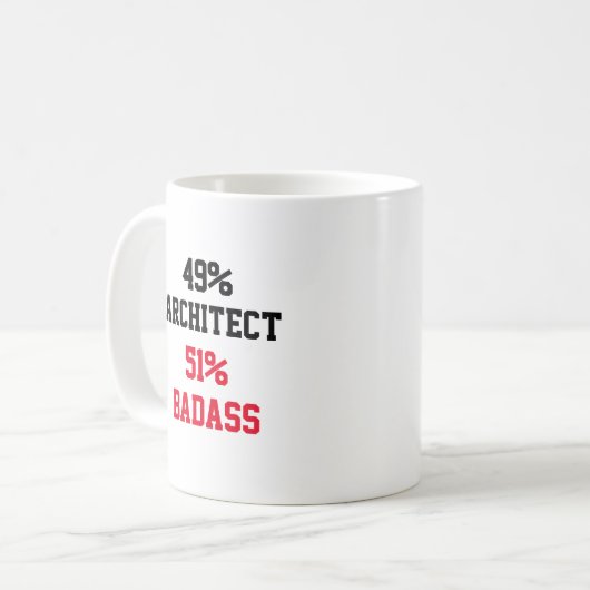 Mug Architecte Badass (Devant gauche)