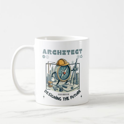 Mug Architecte concevant le futur (Gauche)