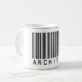 Mug Architecte de code barres (Devant gauche)