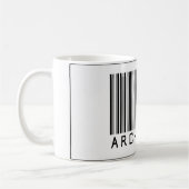 Mug Architecte de code barres (Gauche)