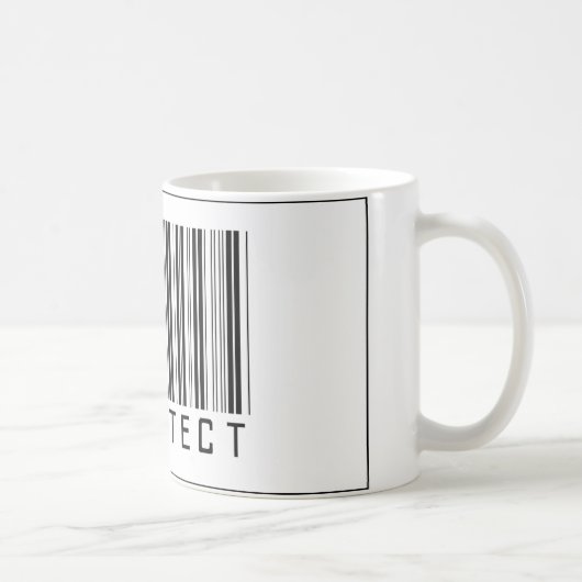 Mug Architecte de code barres (Droite)