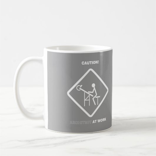 Mug Architecte de précaution au travail (Gauche)