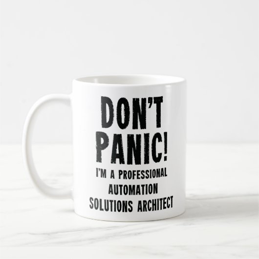 Mug Architecte des solutions d'automatisation (Gauche)