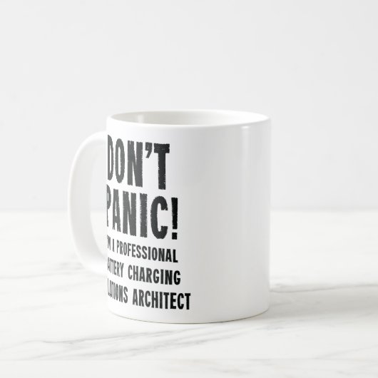 Mug Architecte des solutions de charge de batterie (Devant gauche)