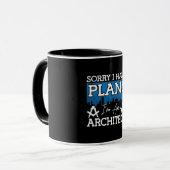 Mug Architecte Désolé J'Ai Des Plans Architecte (Devant gauche)