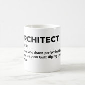 Mug Architecte - Drôle de définition de travail (Centre)