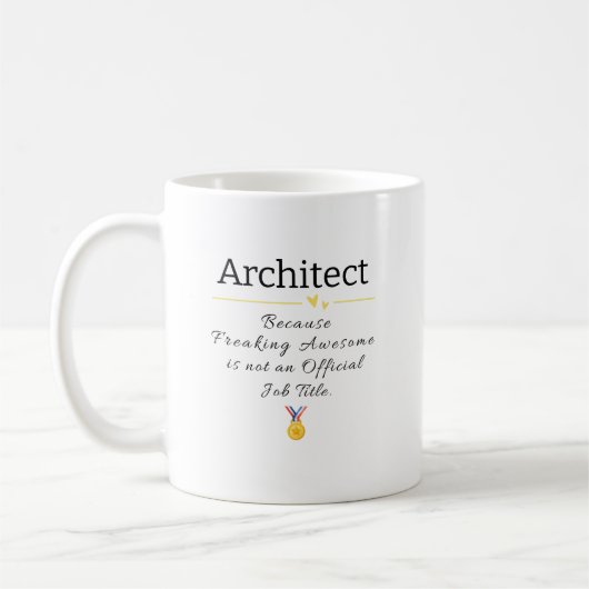 Mug Architecte Freaking Awesome (Gauche)