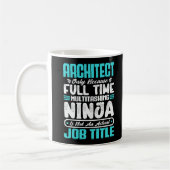 Mug Architecte Funny Emploi Profession Carrière Archit (Gauche)