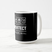 Mug Architecte Gestion des informations Architecture M (Devant droit)