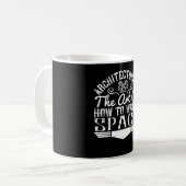 Mug Architecte - L'Architecture Est L'Art De Déchirer (Devant gauche)