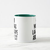 Mug Architecte paysagiste travaillant dur (Centre)