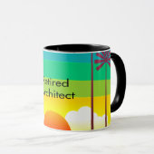 Mug Architecte retraité (Devant droit)