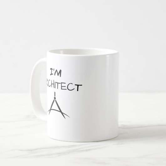 Mug Architecte TShirt, Architecte Student Tee (Devant gauche)