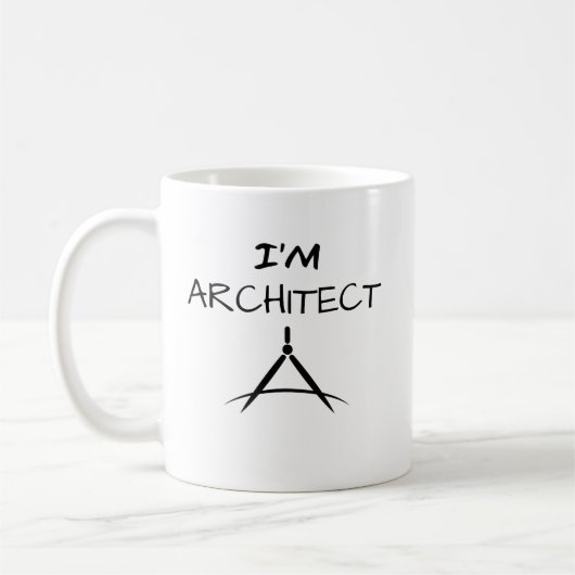 Mug Architecte TShirt, Architecte Student Tee (Gauche)