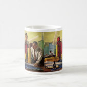 Mug Architectes travaillant dans un bureau, entreprise (Centre)
