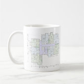 Mug Architectural Blueprint  (Gauche)