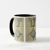 Mug Architecture Ancienne, Couronne de Capitale Décora (Devant gauche)