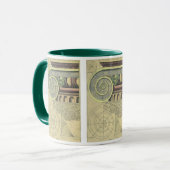 Mug Architecture Ancienne ; Volute de Chapiteau par Vi (Devant gauche)