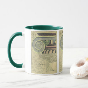 Mug Architecture Ancienne ; Volute de Chapiteau par Vi