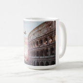 Mug Architecture antique Rome coucher de soleil ville (Devant droit)