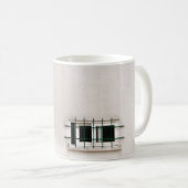 Mug Architecture des fenêtres de bâtiment ancienne (Devant droit)