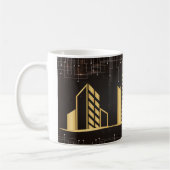Mug Architecture d'or (Gauche)