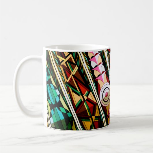 Mug Architecture espagnole colorée (Gauche)