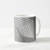 Mug Architecture futuriste Abstraite arrière - plan 3d (Devant droit)