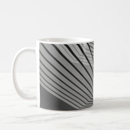 Mug Architecture futuriste Abstraite arrière - plan 3d (Gauche)