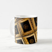 Mug Architecture noire et or (Devant gauche)