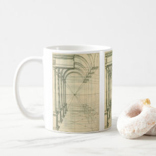 Mug Architecture Vintage, Arches Colonnes Perspective