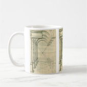 Mug Architecture Vintage, Arches Colonnes Perspective (Gauche)