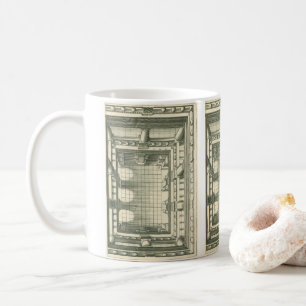 Mug Architecture vintage, Atrium Courtyard Perspective