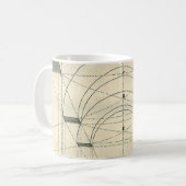 Mug Architecture vintage, perspective d'arc de la Rena (Devant gauche)
