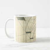 Mug Architecture vintage, perspective d'arc de la Rena (Gauche)