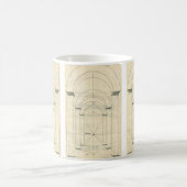 Mug Architecture Vintage, Perspective d'arche de la Re (Centre)