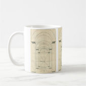 Mug Architecture Vintage, Perspective d'arche de la Re (Gauche)