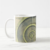 Mug Architecture Vintage ; Volute de chapiteau par Vig (Gauche)